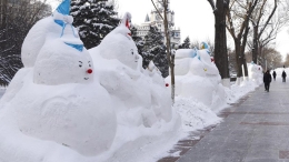 2020个雪人迎接2020年