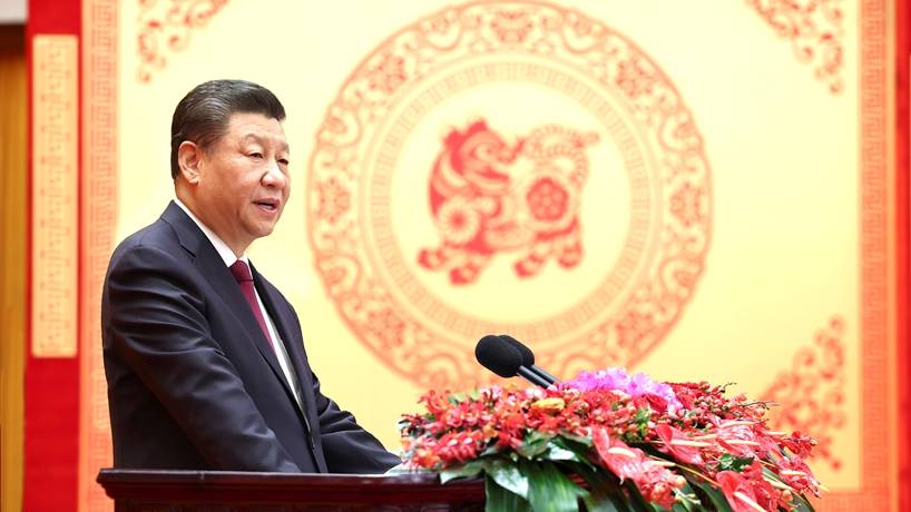 中共中央国务院举行春节团拜会 习近平发表讲话