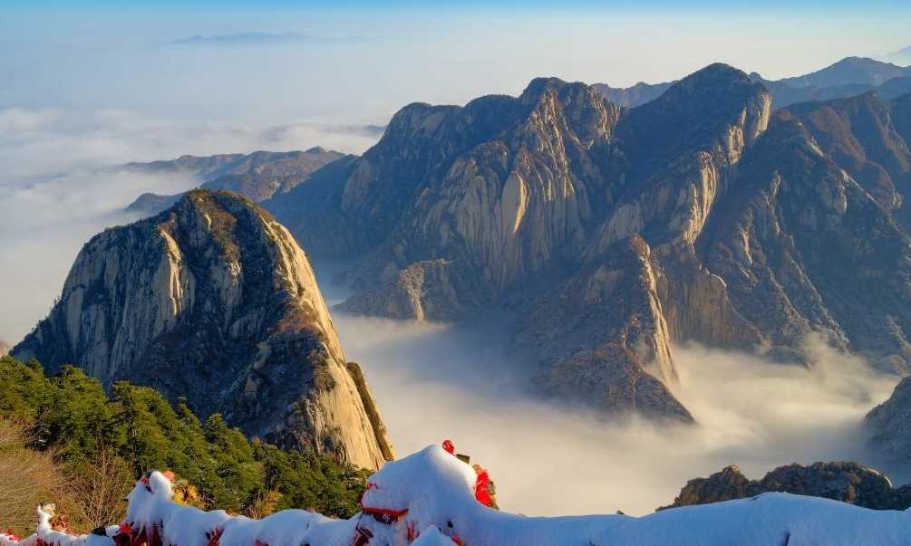 雪后华山更娇娆