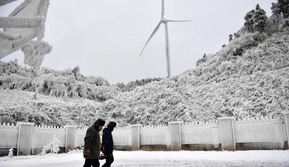 海拔1420米，電力“哨兵”風(fēng)雪中守護萬家燈火