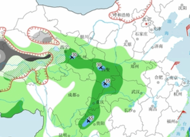 华西秋雨再度发展西北局地有暴雪 南北方气温将大面积创新低
