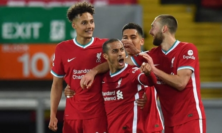 英超-马内进球蒂亚戈破荒 利物浦主场2-0胜