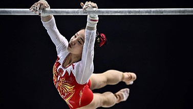 体操世锦赛中国女团第六进决赛 两单项排预赛第一