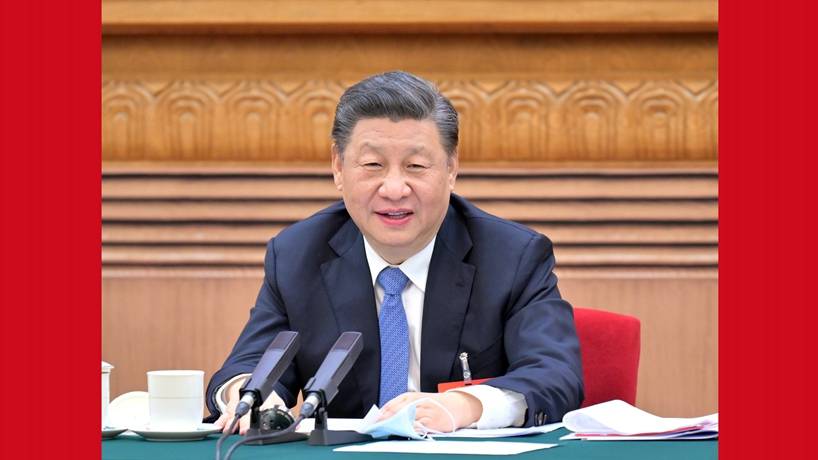 习近平在参加内蒙古代表团审议