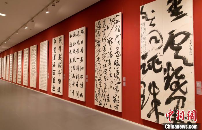 11月6日，“第十三屆中國藝術(shù)節(jié)全國優(yōu)秀書法篆刻作品展覽”在天津美術(shù)館正式開展?！⊥踉谟?攝