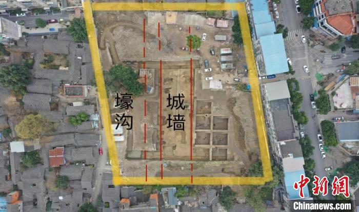 兩漢城墻航拍?！〕啥嘉奈锟脊叛芯吭汗﹫D