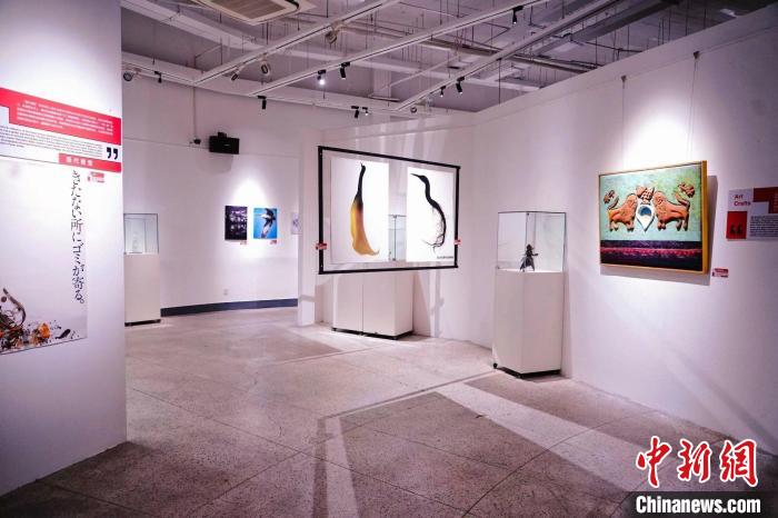 “藝海絲路”特展現(xiàn)場(chǎng)?！∩虾Ｋ囆g(shù)品博物館 供圖