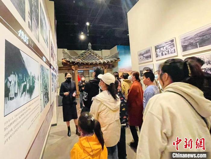 游客在延邊博物館參觀。(資料圖) 延邊博物館供圖