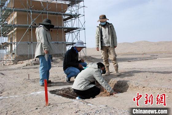 圖為敦煌莫高窟崖頂天王堂遺址考古發(fā)掘項(xiàng)目現(xiàn)場(chǎng)。(資料圖) 敦煌研究院供圖
