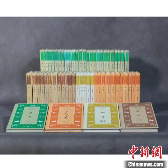 “學(xué)生國(guó)學(xué)叢書新編”全編60種書封 出版社供圖 “學(xué)生國(guó)學(xué)叢書新編”全編60種書封 出版社供圖