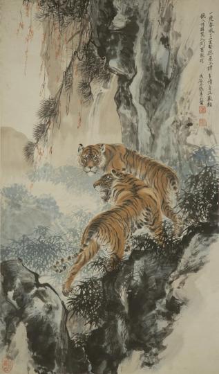 張大千等縱跨400多年名家書畫作品在山西展出