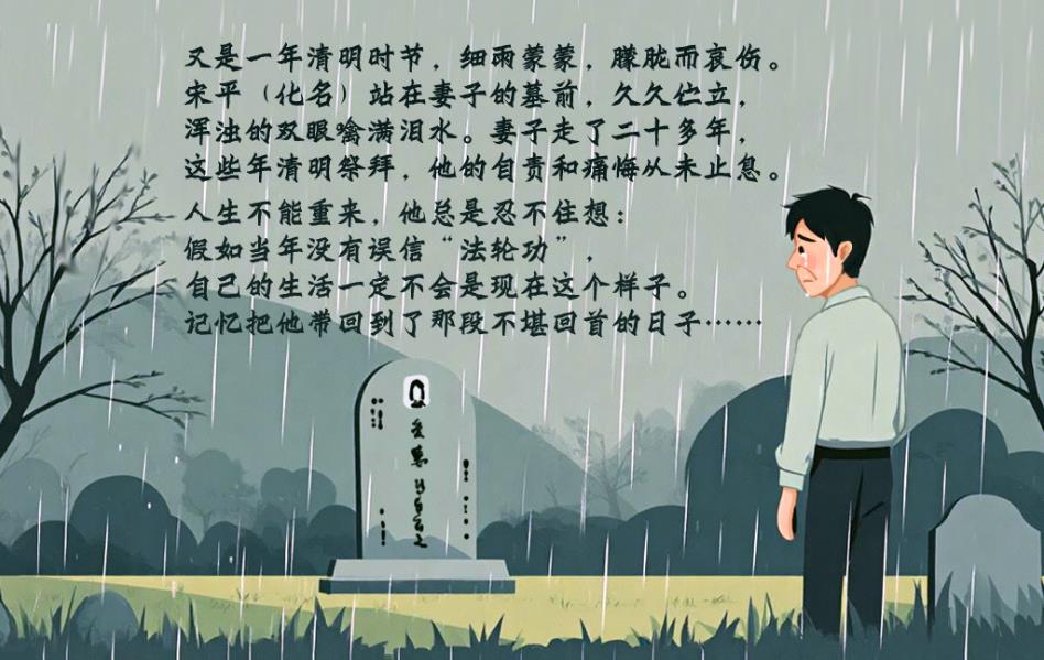 他癡迷“大法”害妻子丟了性命