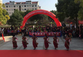 常州市金坛区举行科学健身远离邪教宣传活动