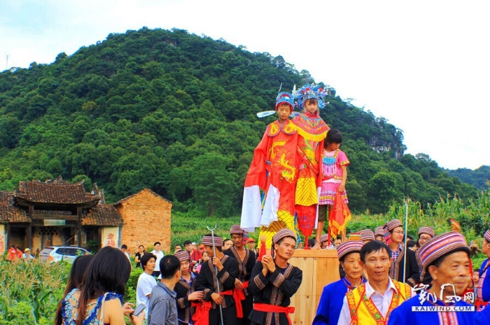 盛大的祭祀谷神活動