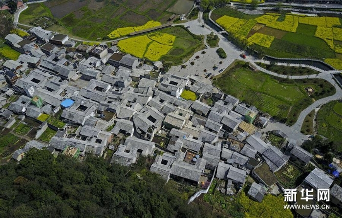 #（空中之眼）（2）獨特的屯堡古建筑村落——貴州本寨古村