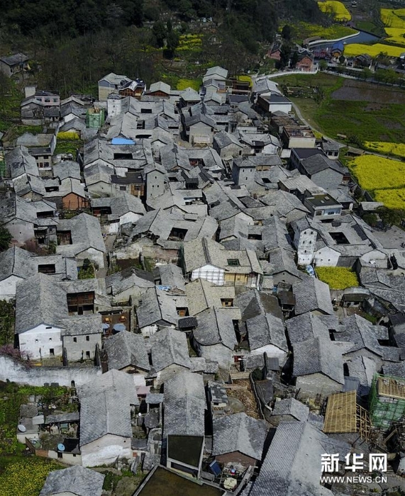 #（空中之眼）（4）獨特的屯堡古建筑村落——貴州本寨古村