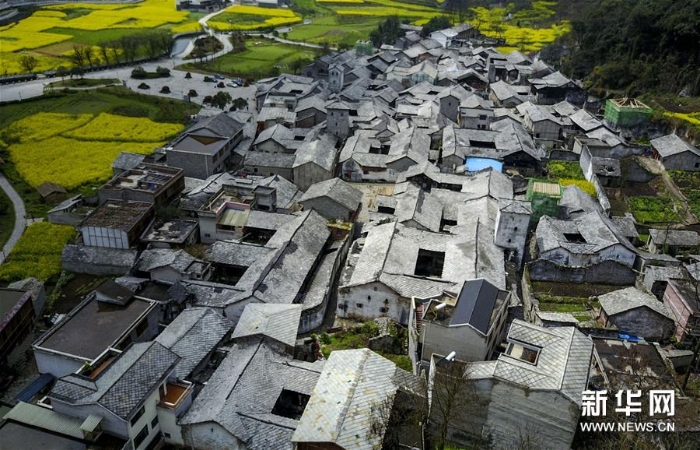 #（空中之眼）（5）獨特的屯堡古建筑村落——貴州本寨古村