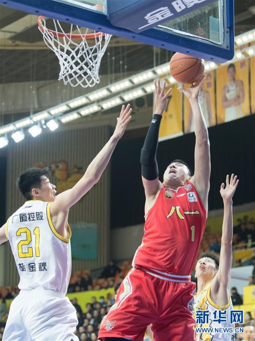 （體育）（1）籃球——CBA常規(guī)賽：廣廈勝八一