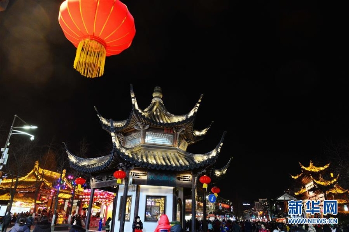#（社會(huì)）（7）南京秦淮燈會(huì)璀璨亮燈