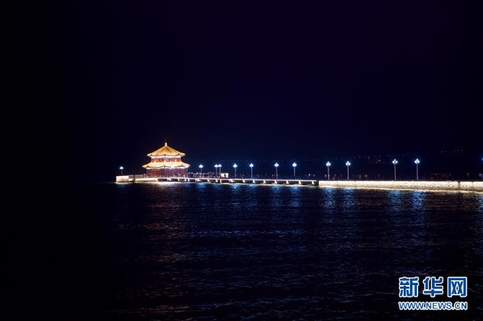 （上合青島峰會）（7）青島：流光溢彩夜色美