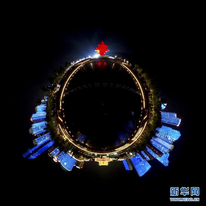 （上合青島峰會）（8）青島：流光溢彩夜色美