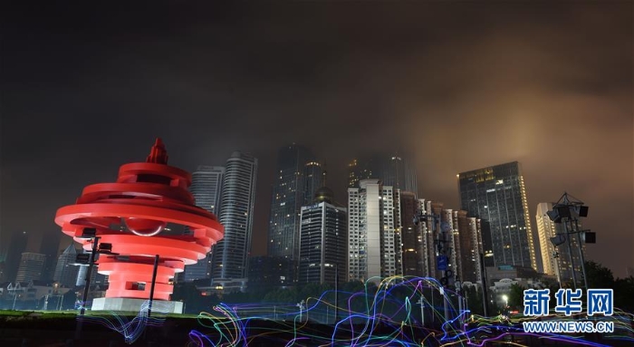 （上合青島峰會）（10）青島：流光溢彩夜色美