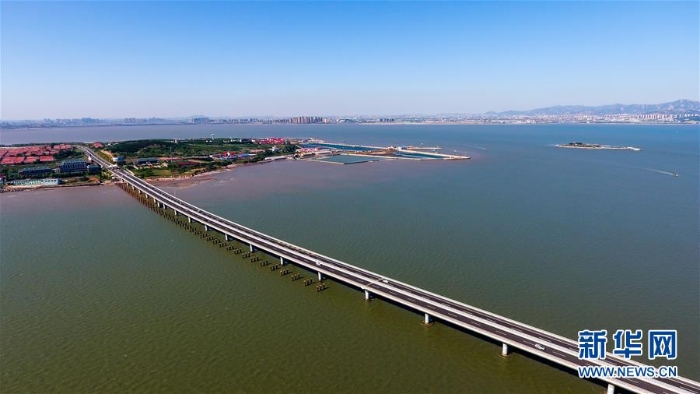 （天空之眼）（4）鳥瞰青島膠州灣大橋