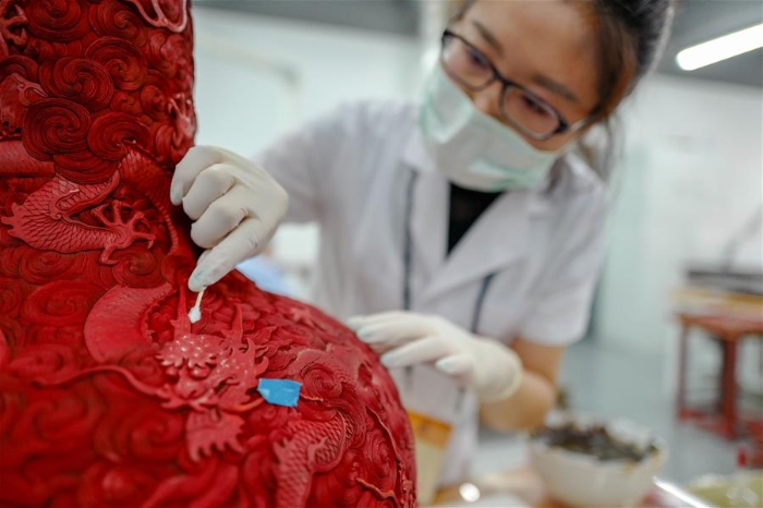 （圖文互動(dòng)）（8）故宮文物醫(yī)院首次開放 志愿者正式上崗