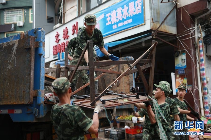 #（社會(huì)）（1）臺(tái)風(fēng)過(guò)后 全力清淤
