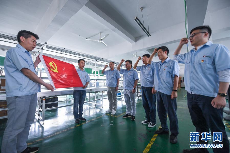 (社會)(1)杭州臨安:主題黨日活動迎“七一”
