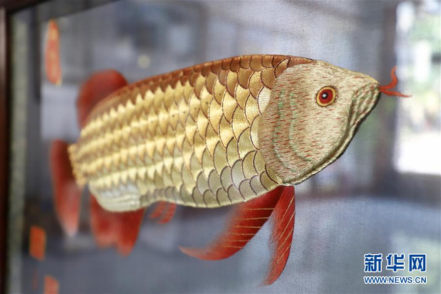 （圖文互動）（2）北安烏魚繡：在“博物館”外傳承