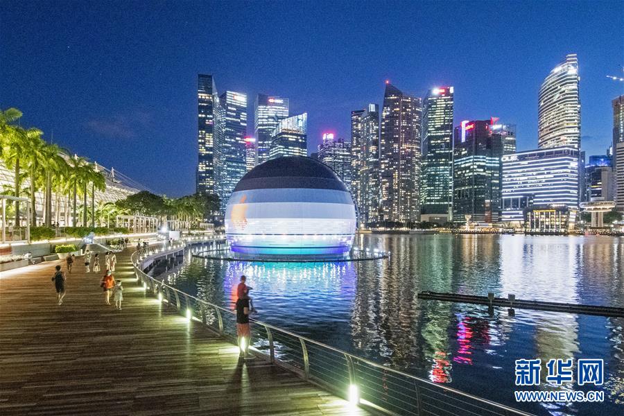 （國際）（1）新加坡：水上蘋果零售店即將開業(yè)
