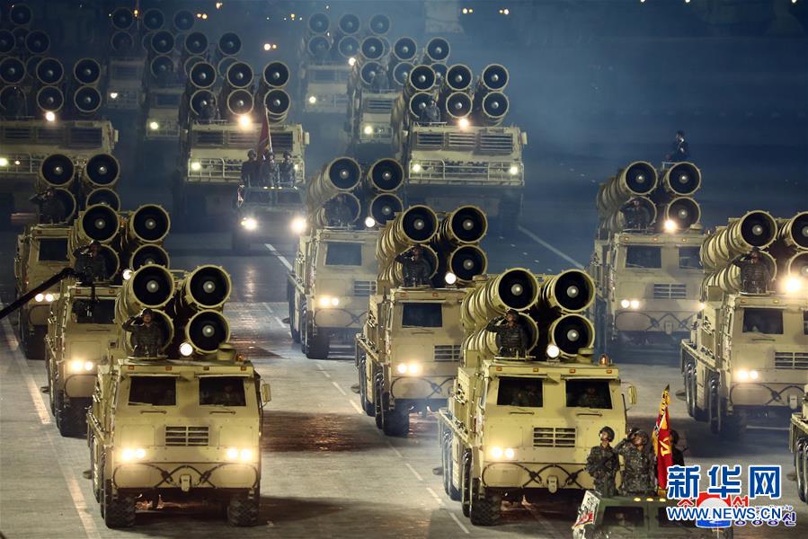 (國際)(2)朝鮮舉行閱兵式慶祝勞動黨建黨75周年
