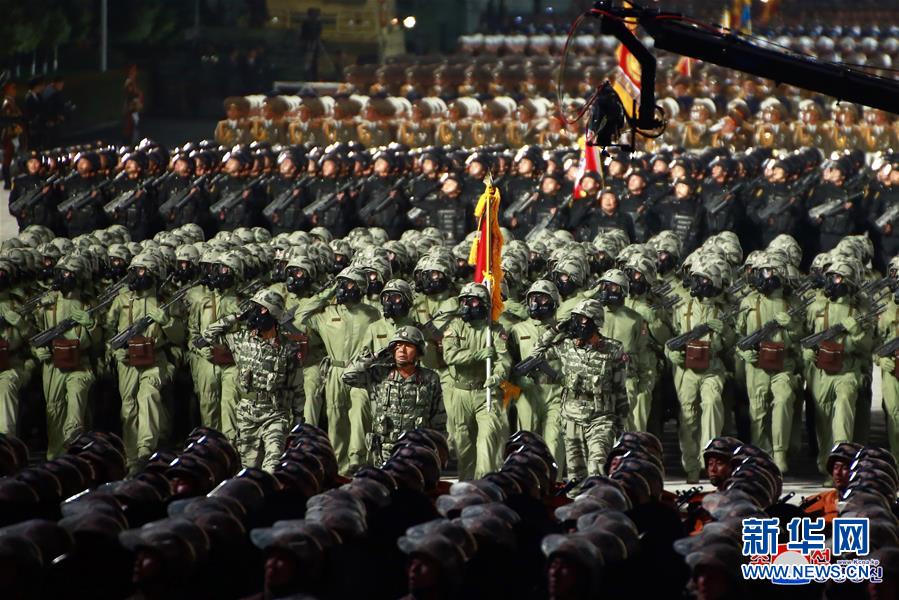 (國際)(6)朝鮮舉行閱兵式慶祝勞動黨建黨75周年